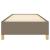 Cadru de pat, gri taupe, 80x200 cm, material textil GartenMobel Dekor