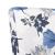 Fotoliu, material textil înflorat cu albastru GartenMobel Dekor
