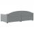 Pat de zi, gri deschis, 90x200 cm, material textil GartenMobel Dekor
