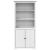 Bibliotecă "BODO", alb, 82x40x173 cm, lemn masiv de pin GartenMobel Dekor