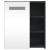 Dulap cu oglindă de baie cu LED, negru, 45x13x52 cm GartenMobel Dekor