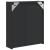 Dulap cu oglindă de baie cu LED, negru, 45x13x52 cm GartenMobel Dekor