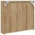 Dulap cu oglindă de baie cu LED, stejar deschis, 60x13x52 cm GartenMobel Dekor