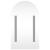 Dulap cu oglindă de baie cu LED, alb, 42x13x70 cm, arcuit GartenMobel Dekor
