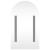 Dulap cu oglindă de baie cu LED, gri, 42x13x70 cm, arcuit GartenMobel Dekor