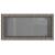 Masă laterală grădină, blat sticlă, gri 58x27,5x55 cm poliratan GartenMobel Dekor
