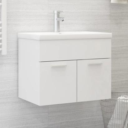 Dulap pentru chiuvetă, alb, 60x38,5x46 cm, PAL GartenMobel Dekor