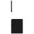 Set mobilier de baie, 2 piese, negru, PAL GartenMobel Dekor