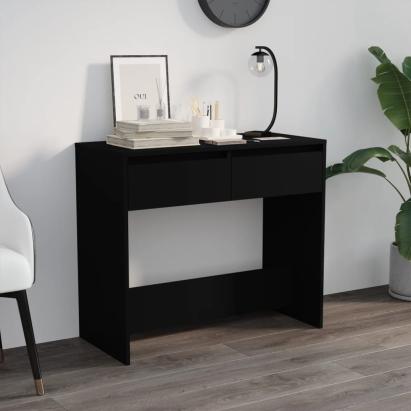 Masă consolă, negru, 89x41x76,5 cm, oțel GartenMobel Dekor