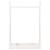 Suport pentru haine, alb, 100x45x150 cm, lemn masiv de pin GartenMobel Dekor