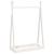 Suport pentru haine, alb, 100x45x150 cm, lemn masiv de pin GartenMobel Dekor