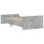 Cadru de pat, gri beton, 90x200 cm, lemn prelucrat GartenMobel Dekor