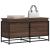 Cutie depozitare stejar maro 100x40x51,5 cm lemn prelucrat GartenMobel Dekor