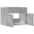 Dulap de chiuvetă, gri beton, 60x38,5x46 cm, PAL GartenMobel Dekor