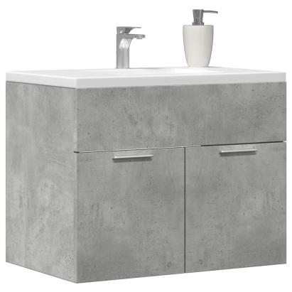 Dulap de chiuvetă, gri beton, 60x38,5x46 cm, PAL GartenMobel Dekor