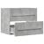 Dulap de chiuvetă, gri beton, 60x38,5x48 cm, PAL GartenMobel Dekor