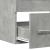 Dulap de chiuvetă, gri beton, 60x38,5x48 cm, PAL GartenMobel Dekor