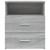 Noptiere, 2 buc., gri sonoma, 50x32x60 cm GartenMobel Dekor