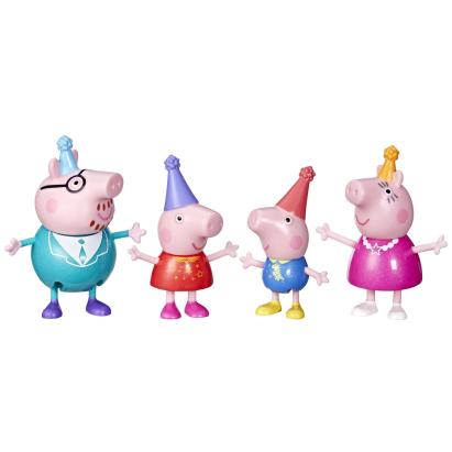 PEPPA PIG SET FIGURINE PETRECERE IN FAMILIA PIG SuperHeroes ToysZone