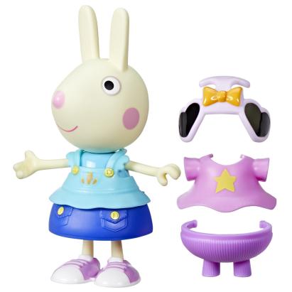 PEPPA PIG SET FIGURINA SI ACCESORII VESTIMENTARE IEPURASUL REBECCA 15CM SuperHeroes ToysZone