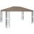 Pavilion, gri taupe, 4 x 3 m GartenMobel Dekor