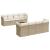 Set canapele de grădină, 9 piese, cu perne, bej, poliratan GartenMobel Dekor