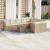 Set canapele de grădină cu perne, 10 piese, bej, poliratan GartenMobel Dekor