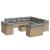 Set canapele de grădină, 14 piese, cu perne, bej, poliratan GartenMobel Dekor