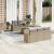 Set canapele de grădină cu perne, 6 piese, bej, poliratan GartenMobel Dekor