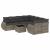 Set canapele de grădină, 9 piese, cu perne, gri, poliratan GartenMobel Dekor