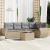 Set canapele de grădină cu perne, 6 piese, bej, poliratan GartenMobel Dekor
