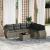 Set canapele de grădină, 7 piese, cu perne, gri, poliratan GartenMobel Dekor