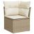 Set canapele de grădină, 9 piese, cu perne, bej, poliratan GartenMobel Dekor