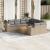 Set canapele de grădină, 9 piese, cu perne, bej, poliratan GartenMobel Dekor