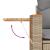 Set canapele de grădină, 9 piese, cu perne, bej, poliratan GartenMobel Dekor