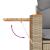 Set canapele de grădină, 9 piese, cu perne, bej, poliratan GartenMobel Dekor