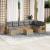Set canapele de grădină, 9 piese, cu perne, bej, poliratan GartenMobel Dekor