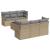 Set canapele de grădină, 7 piese, cu perne, bej, poliratan GartenMobel Dekor