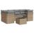 Set canapele de grădină, 7 piese, cu perne, bej, poliratan GartenMobel Dekor
