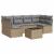 Set canapele de grădină, 7 piese, cu perne, bej, poliratan GartenMobel Dekor
