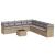 Set canapele de grădină cu perne, 10 piese, bej, poliratan GartenMobel Dekor