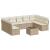Set canapele de grădină cu perne, 10 piese, bej, poliratan GartenMobel Dekor