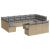 Set canapele de grădină, 14 piese, cu perne, bej, poliratan GartenMobel Dekor