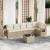 Set canapele de grădină, 7 piese, cu perne, bej, poliratan GartenMobel Dekor