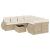 Set canapele de grădină, 9 piese, cu perne, bej, poliratan GartenMobel Dekor