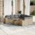 Set canapele de grădină, 9 piese, cu perne, bej, poliratan GartenMobel Dekor