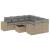 Set canapele de grădină, 9 piese, cu perne, bej, poliratan GartenMobel Dekor