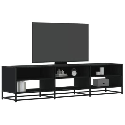 Comodă TV, negru, 180x40x46 cm, lemn prelucrat GartenMobel Dekor