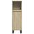 Set mobilier de baie, 3 piese, stejar sonoma, lemn prelucrat GartenMobel Dekor