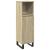 Set mobilier de baie, 3 piese, stejar sonoma, lemn prelucrat GartenMobel Dekor